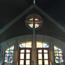 St. Ann entrance at night